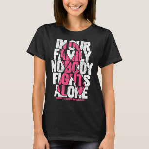 T-shirt Sensibilisation au cancer du sein de la famille Pi
