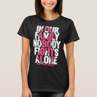 T-shirt Sensibilisation au cancer du sein de la famille Pi