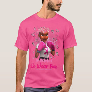 T-shirt Sensibilisation Au Cancer Du Sein En Octobre Nous