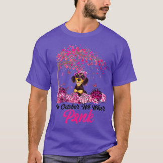 T-shirt Sensibilisation Au Cancer Du Sein En Octobre Nous