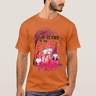 T-shirt Sensibilisation Au Cancer Du Sein En Octobre Nous 