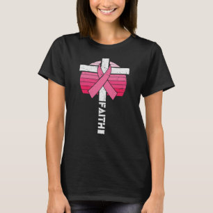 T-shirt Sensibilisation au cancer du sein Espoir Force chr