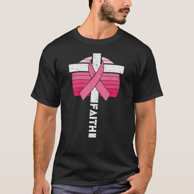 T-shirt Sensibilisation au cancer du sein Espoir Force chr (Devant)