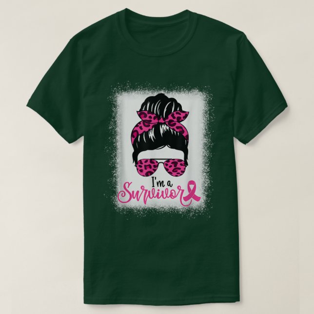 T-shirt Sensibilisation au cancer du sein Femmes survivant (Design devant)