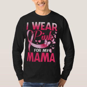 T-shirt Sensibilisation au cancer du sein Je porte le rose