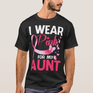 T-shirt Sensibilisation au cancer du sein Je porte le rose