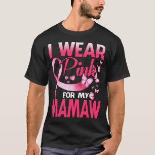 T-shirt Sensibilisation au cancer du sein Je porte le rose