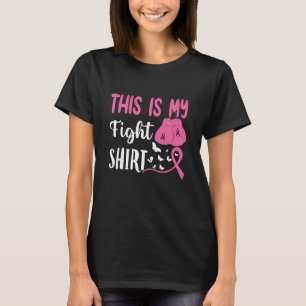T-shirt Sensibilisation au cancer du sein Le cancer a choi