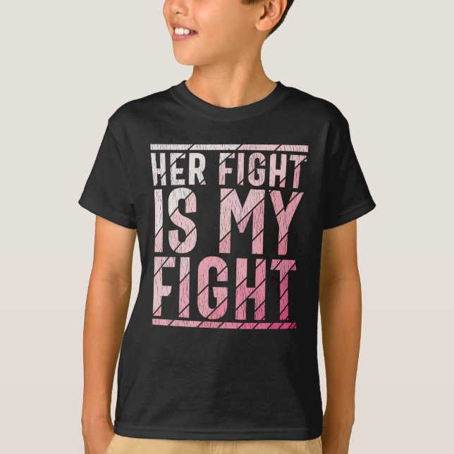 T-shirt Sensibilisation au cancer du sein mère fille soeur (Devant)