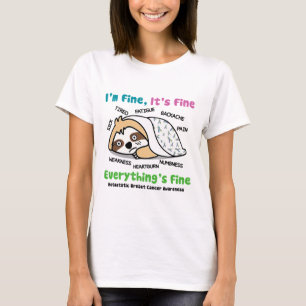 T-shirt Sensibilisation au cancer du sein métastatique Je