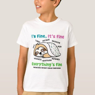 T-shirt Sensibilisation au cancer du sein métastatique Je