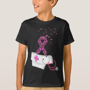 T-shirt Sensibilisation au cancer du sein Ruban rose Steth