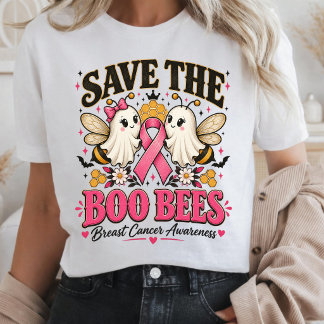 T-shirt Sensibilisation au cancer du sein Save The Boo Bee