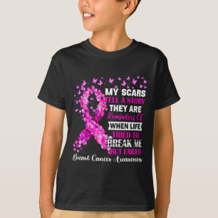 T-shirt Sensibilisation au cancer du sein Survivant Mon Sc