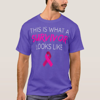T-shirt Sensibilisation au cancer du sein SurvivantCadeaux