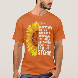 T-shirt Sensibilisation au cancer du sein Tournesol Ils on