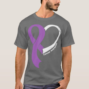 T-shirt Sensibilisation au cancer Les gens aiment Coeur Ru