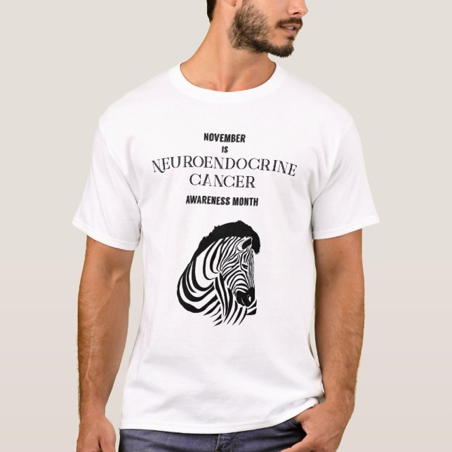 T-shirt Sensibilisation au cancer neuroendocrinien (Devant)