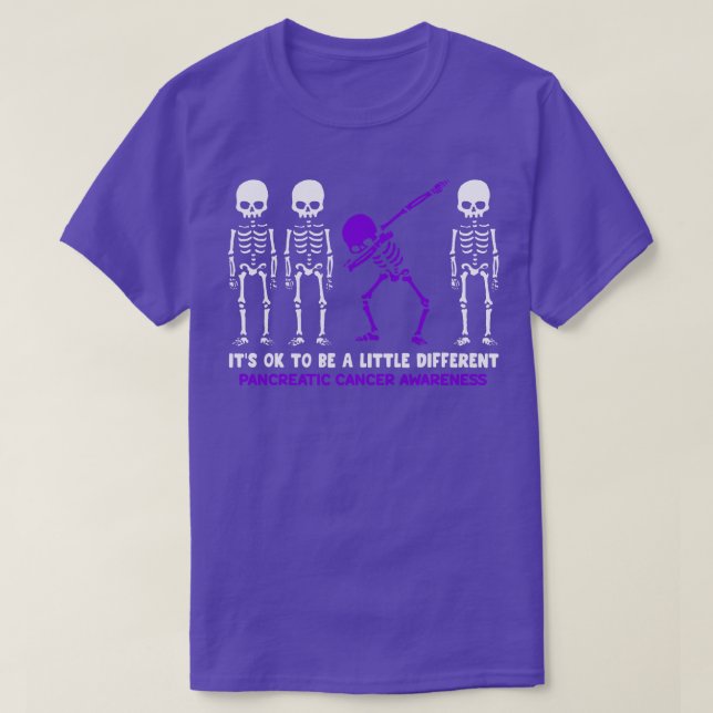 T-shirt Sensibilisation Au Cancer Pancréatique Il Est Ok D (Design devant)