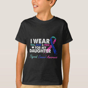 T-shirt Sensibilisation Au Cancer Pour Mon Costume Fille R