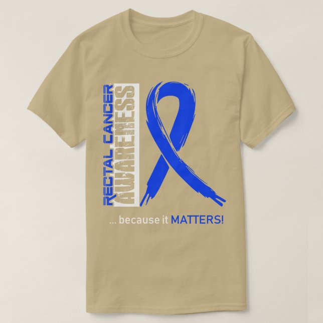 T-shirt Sensibilisation Au Cancer Rectal Parce Que Son Imp (Design devant)