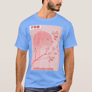 T-shirt Sensibilisation au cancer utérin Sakura Fleur de c
