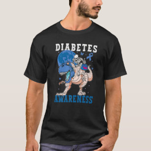 T-shirt Sensibilisation au diabète Bleu Enfants Toddler Tr