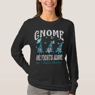 T-shirt Sensibilisation au diabète de type 1 Gnome One Seu