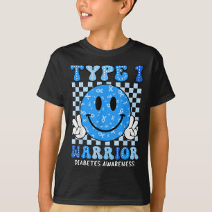 T-shirt Sensibilisation au diabète Étiquette Ruban T1d Gue