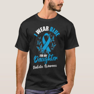T-shirt Sensibilisation au diabète Novembre Je Porte Du Bl