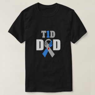 T-shirt Sensibilisation au diabète T1D Fier Type 1 Diabète