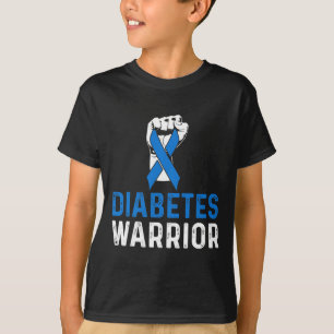T-shirt Sensibilisation au diabète T1d Guerrier du diabète