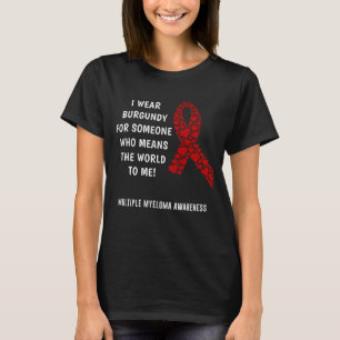 T-shirt Sensibilisation au myélome multiple