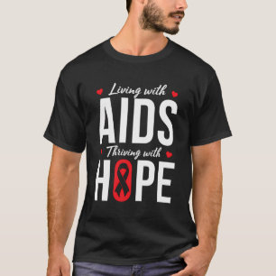 T-shirt Sensibilisation Au Sida Pour Guerrier Du Sida Vih 