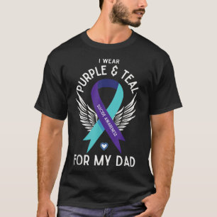T-shirt Sensibilisation Au Suicide Je Porte Le Turquoise E