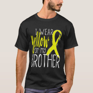 T-shirt Sensibilisation au suicide Je porte un jaune pour