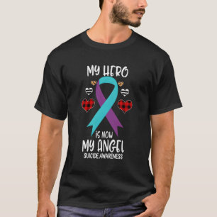 T-shirt Sensibilisation au suicide Le héros du souvenir es