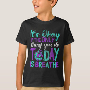 T-shirt Sensibilisation au suicide Prévention du suicide S