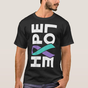 T-shirt Sensibilisation au suicide - Sideways Hope Love Pr