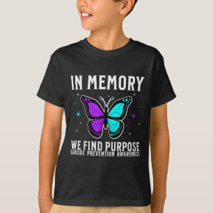 T-shirt Sensibilisation au suicide Soutien Mois de la sens