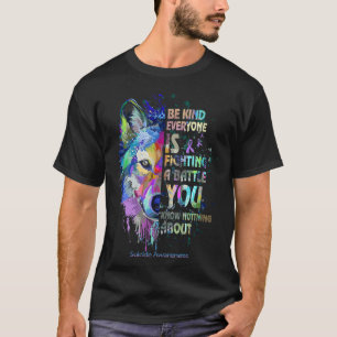 T-shirt Sensibilisation au suicide Soyez gentil tout le mo