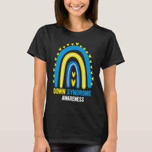 T-shirt Sensibilisation au syndrome de Down Coeur arc-en-c