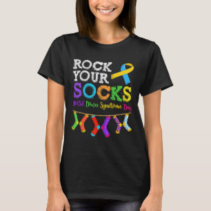 T-shirt Sensibilisation au syndrome de Down pour hommes fe