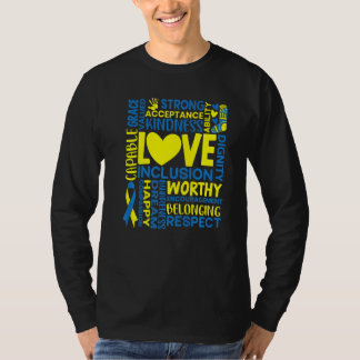 T-shirt Sensibilisation au syndrome de Down Trisonomie Chr