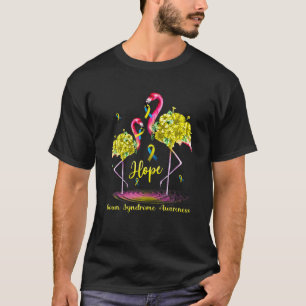 T-shirt Sensibilisation au syndrome de Flamant rose Down