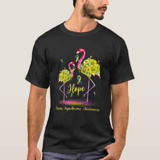 T-shirt Sensibilisation au syndrome de Flamant rose Down