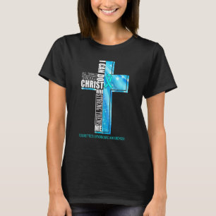 T-shirt Sensibilisation au syndrome de la Tourette Croix c