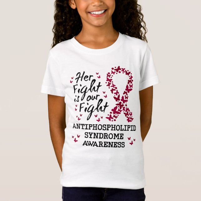 T-Shirt Sensibilisation au syndrome des antiphospholipides (Devant)