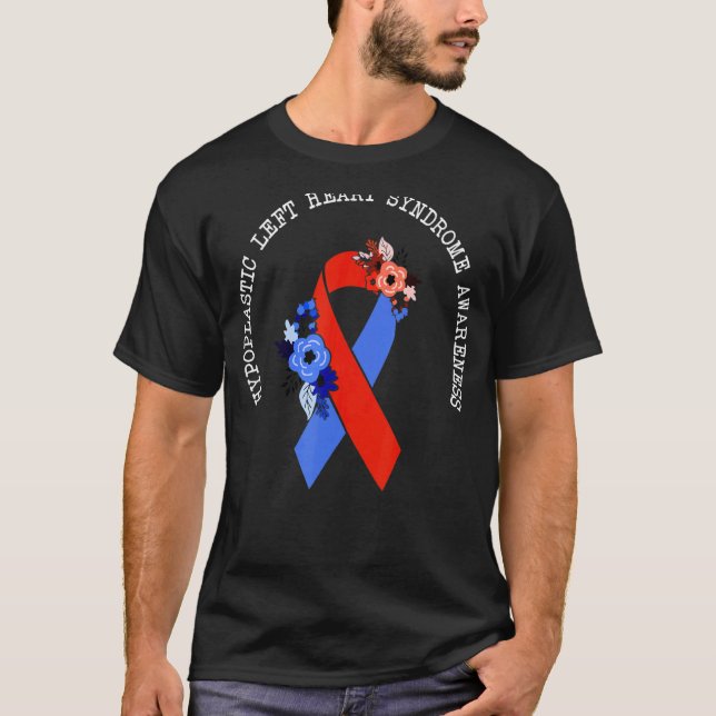 T-shirt Sensibilisation au syndrome du coeur gauche hypopl (Devant)