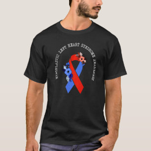 T-shirt Sensibilisation au syndrome du coeur gauche hypopl